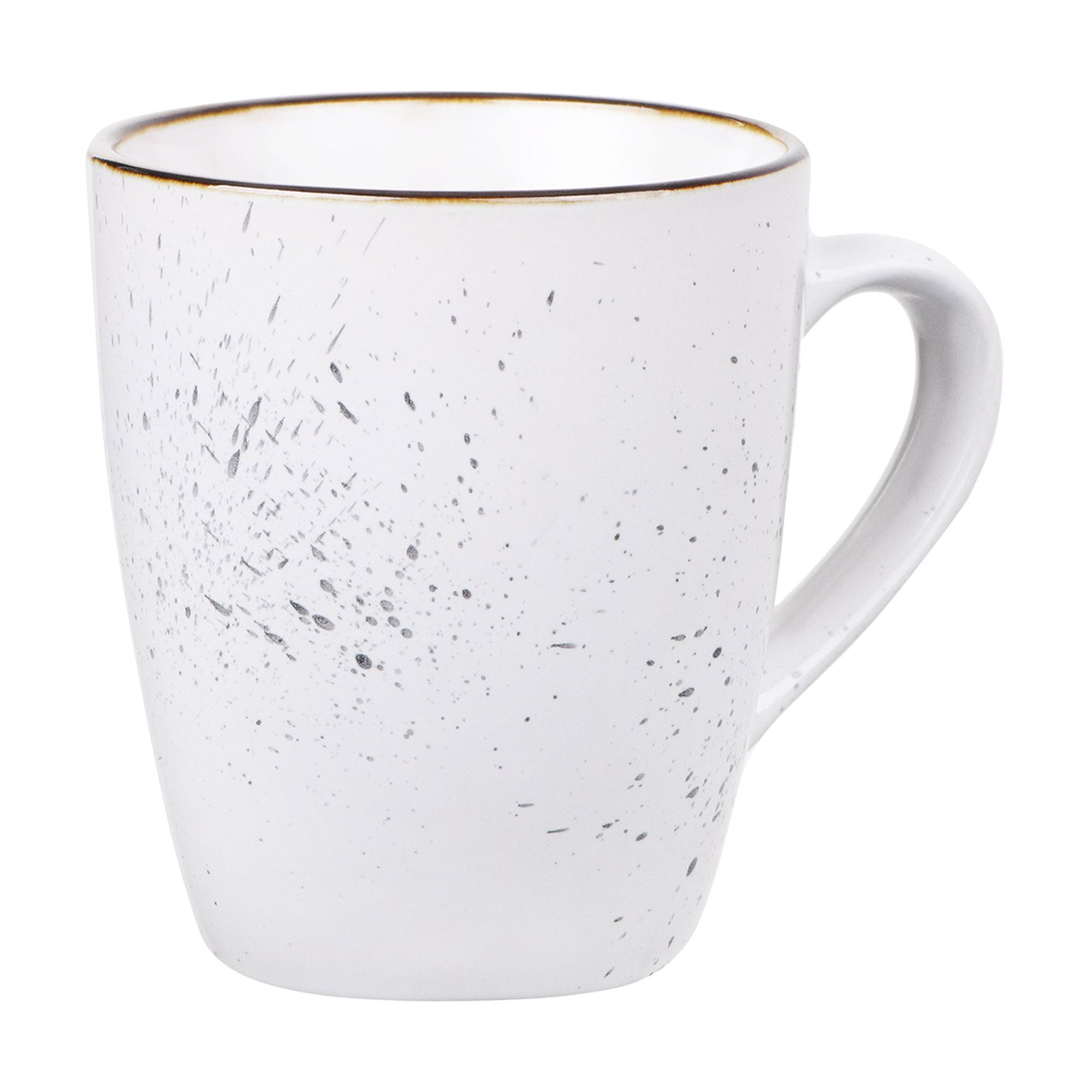 Чашка Ardesto Bagheria керамічна, Bright White, 360 мл